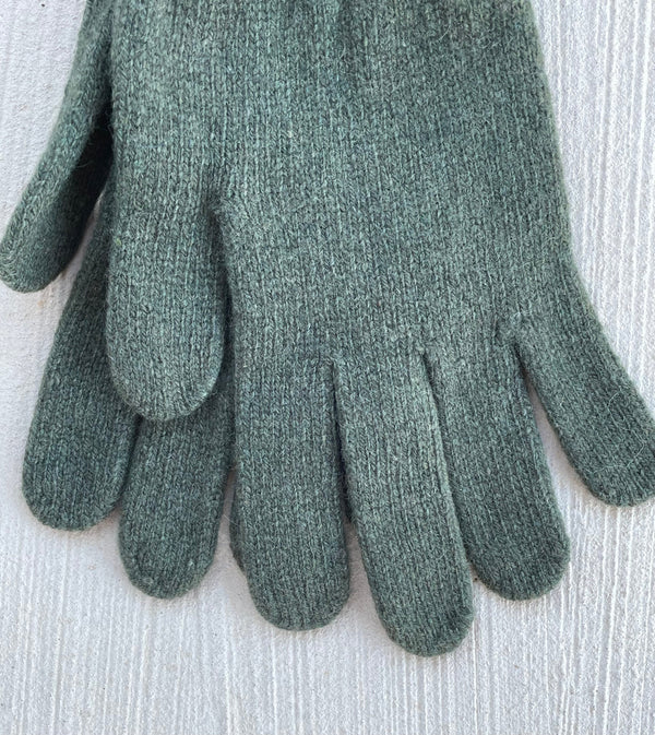 Bedford Recycled Cashmere Gloves - Olive