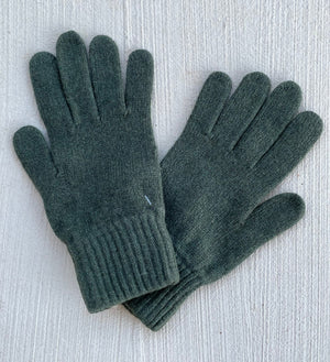 Bedford Recycled Cashmere Gloves - Olive