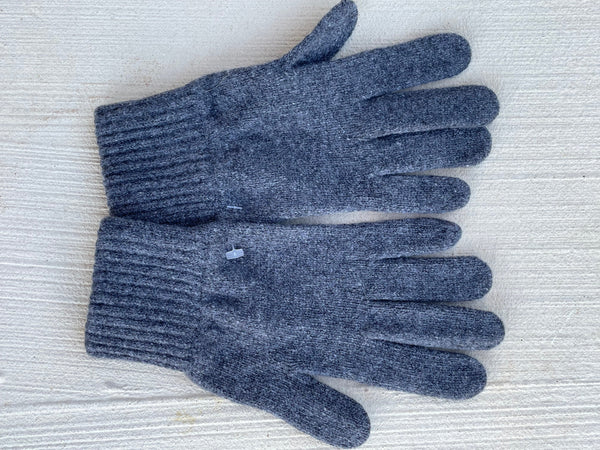 Bedford Recycled Cashmere Gloves - Charcoal