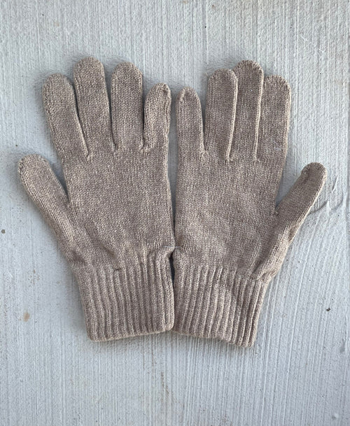 Bedford Recycled Cashmere Gloves - Camel