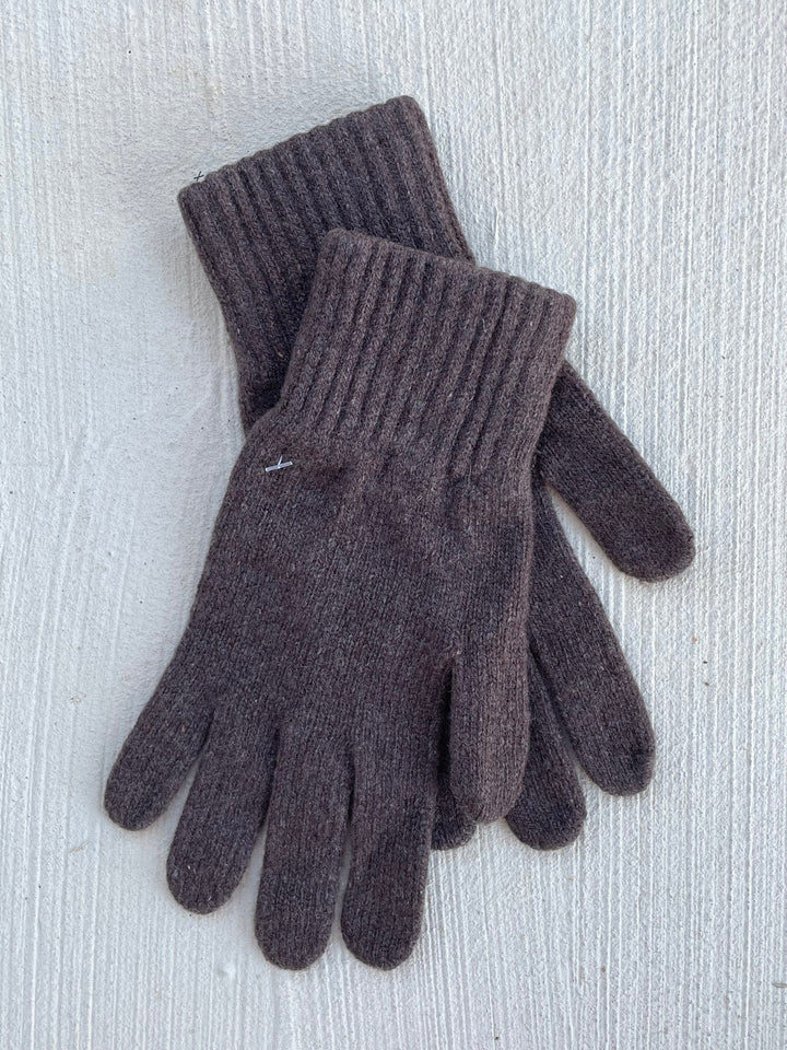 Bedford Recycled Cashmere Gloves - Cocoa