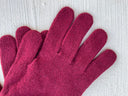 Bedford Recycled Cashmere Gloves - Bordeaux