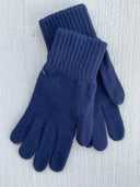 Bedford Recycled Cashmere Gloves - Navy