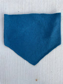 Newport Triangle Recycled Cashmere Scarf - French Teal