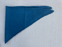 Newport Triangle Recycled Cashmere Scarf - French Teal
