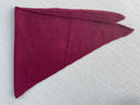 Newport Triangle Recycled Cashmere Scarf - Bordeaux