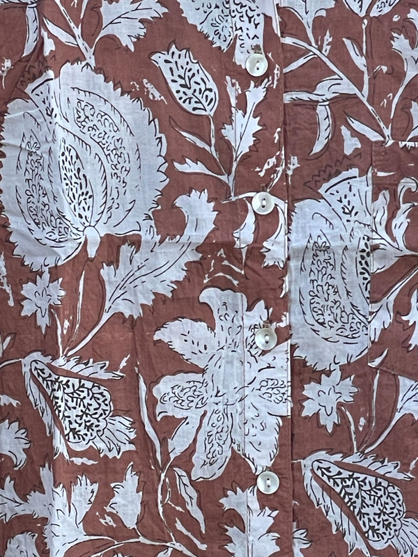 Good Boyfriend Shirt - Sugar Hill Floral Cocoa