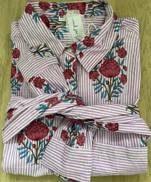 Good Boyfriend Shirt - Avalon Floral Lavender