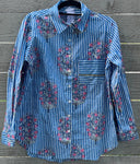 Good Boyfriend Shirt - Bali Floral Blue