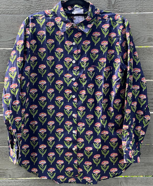 Good Boyfriend Shirt - Carolina Tulip Navy