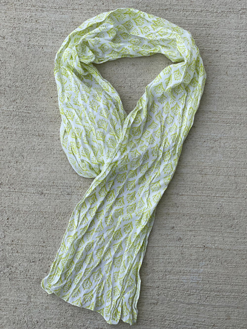 Scarf - Sunflower Citron Skinny