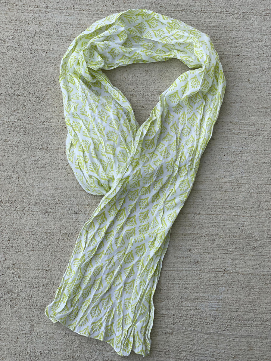 Scarf - Sunflower Citron Skinny