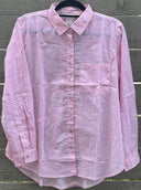 Good Boyfriend Shirt - Menswear Stripe Tickled Pink