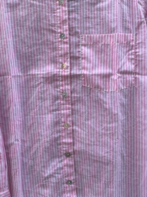 Good Boyfriend Shirt - Menswear Stripe Tickled Pink