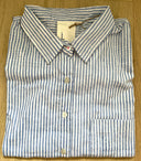 Good Boyfriend Shirt - Menswear Stripe Bluebird
