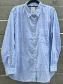 Good Boyfriend Shirt - Menswear Stripe Bluebird