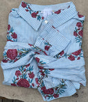 Good Boyfriend Shirt - Avalon Floral Sky