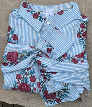 Good Boyfriend Shirt - Avalon Floral Sky