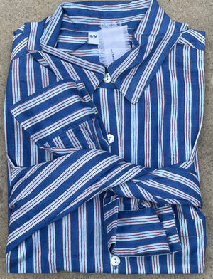 Good Boyfriend Shirt - Tuscan Stripe Blue PRE-ORDER