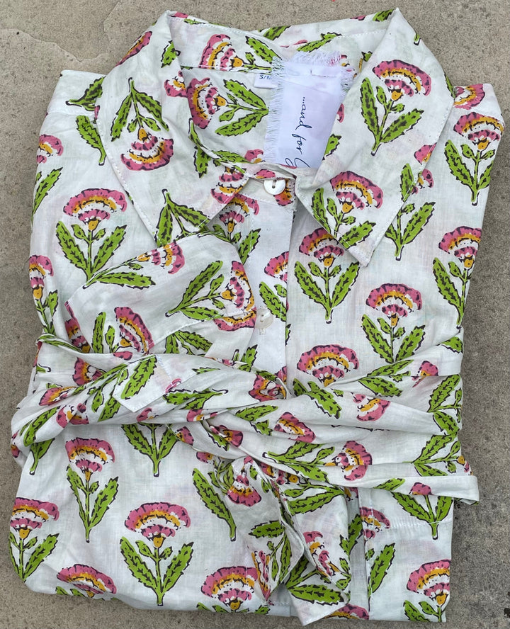 Good Boyfriend Shirt - Carolina Tulip White