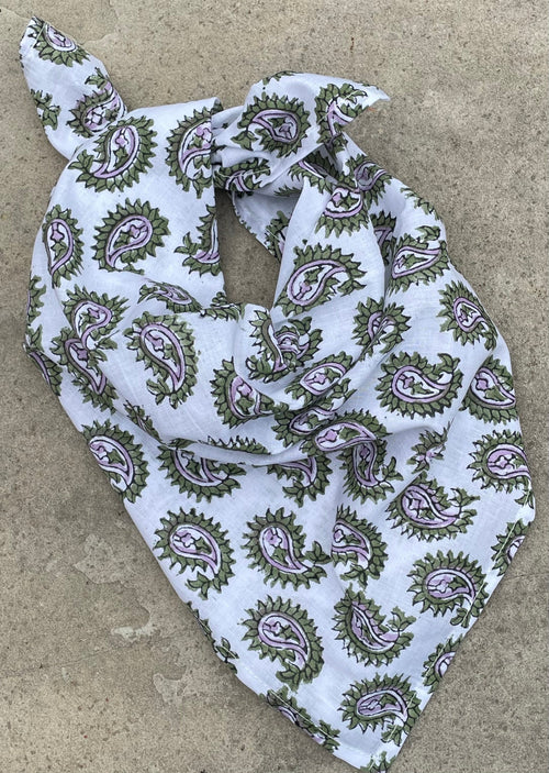 Scarf - Mystic Paisley Square