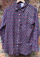 Good Boyfriend Shirt - Emory Floral Navy