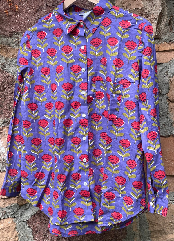 Good Boyfriend Shirt - Netherlands Tulip Violet