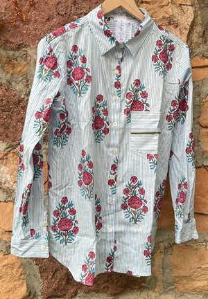Good Boyfriend Shirt - Avalon Floral Sky