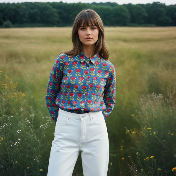 Good Boyfriend Shirt - Netherlands Tulip Navy