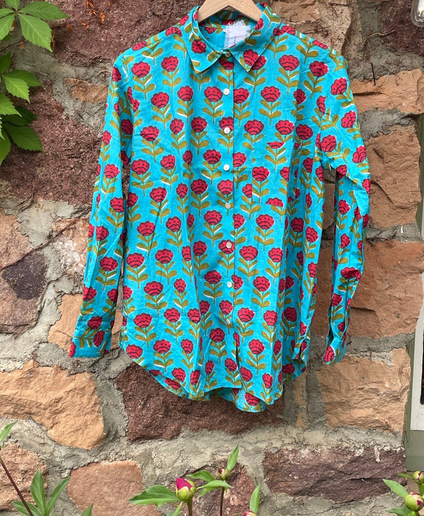 Good Boyfriend Shirt - Netherlands Tulip Cerulean
