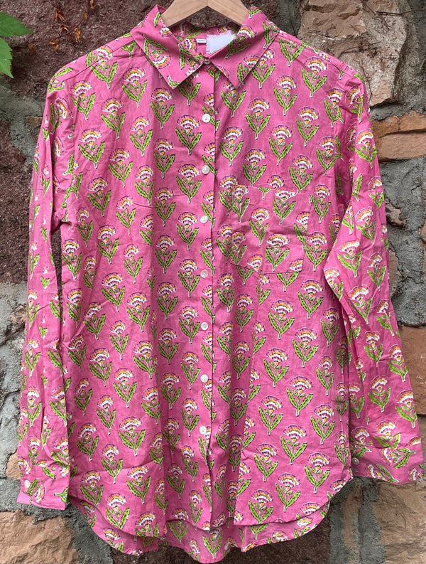 Good Boyfriend Shirt - Carolina Tulip Petal Pink