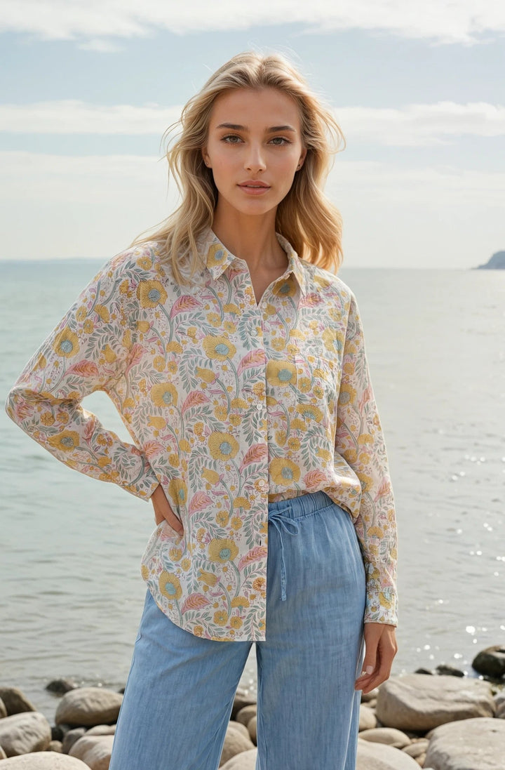 Good Boyfriend Shirt - Somerset Floral