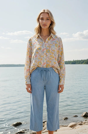 Good Boyfriend Shirt - Somerset Floral