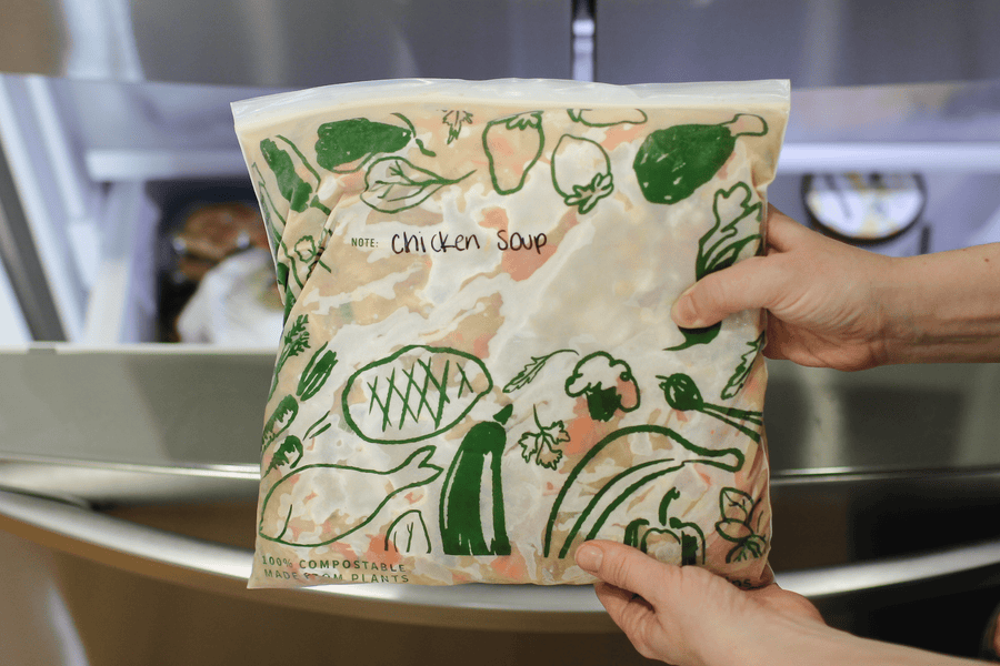 Ziptop Compostable Freezer-Safe Gallon Storage Bags