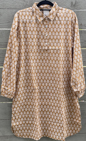 Good Boyfriend ShirtDress - Bee Happy Honeycomb