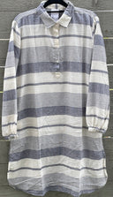 Good Boyfriend ShirtDress - Yarn Dye Stripe