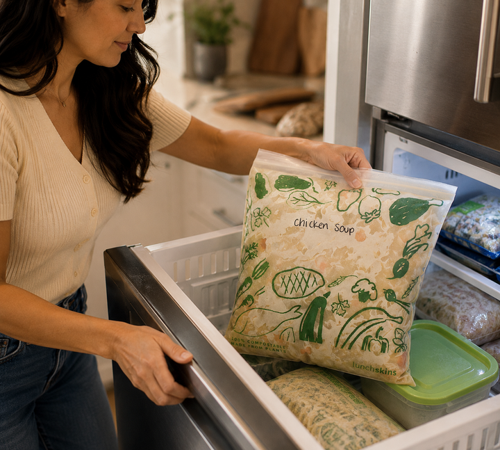 Ziptop Compostable Freezer-Safe Gallon Storage Bags