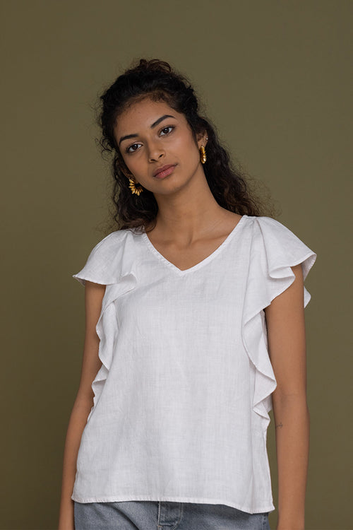 In the Summer Mood White Top