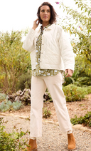 Countryside Quilted Jacket - Ecru PRE-ORDER