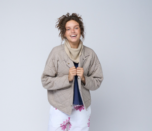 Countryside Quilted Jacket - Pebble