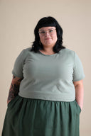 Eden Crop Tee in Pistachio