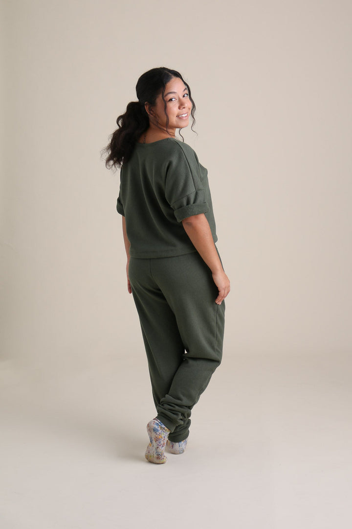 Joggers in Forest