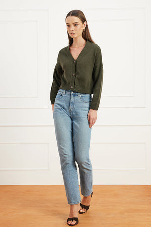 Diana Cardigan in Forest Green
