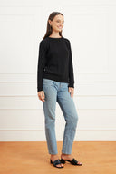 Sloane Crewneck in Black