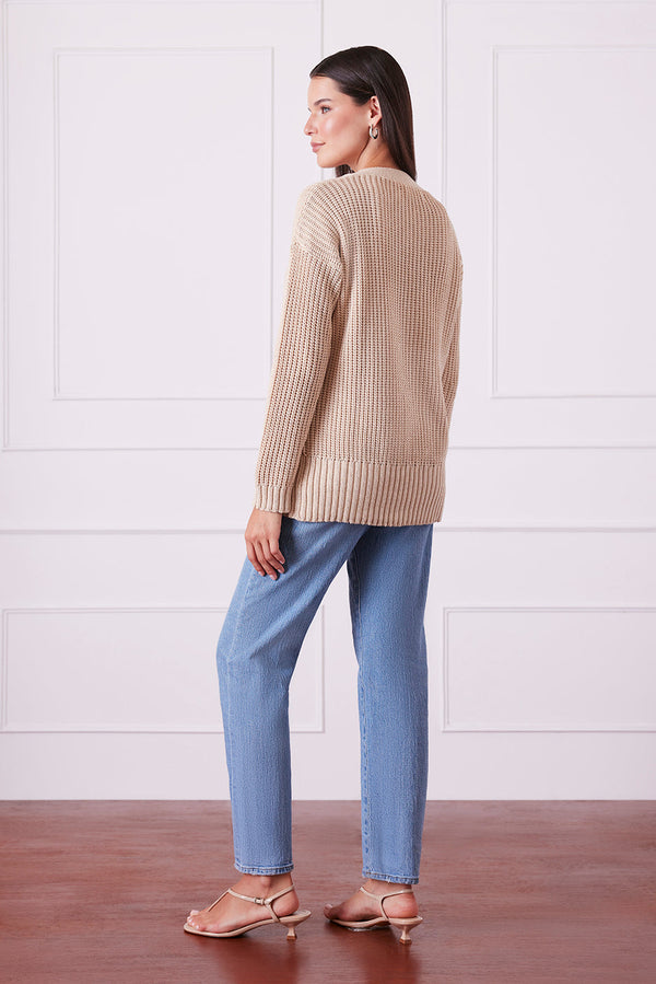 Emily Cardigan in Sand