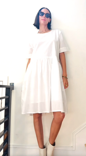 Hudson Dress Ecru