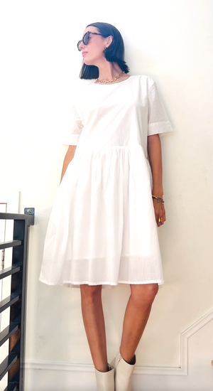 Hudson Dress Ecru