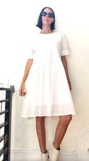 Hudson Dress Ecru