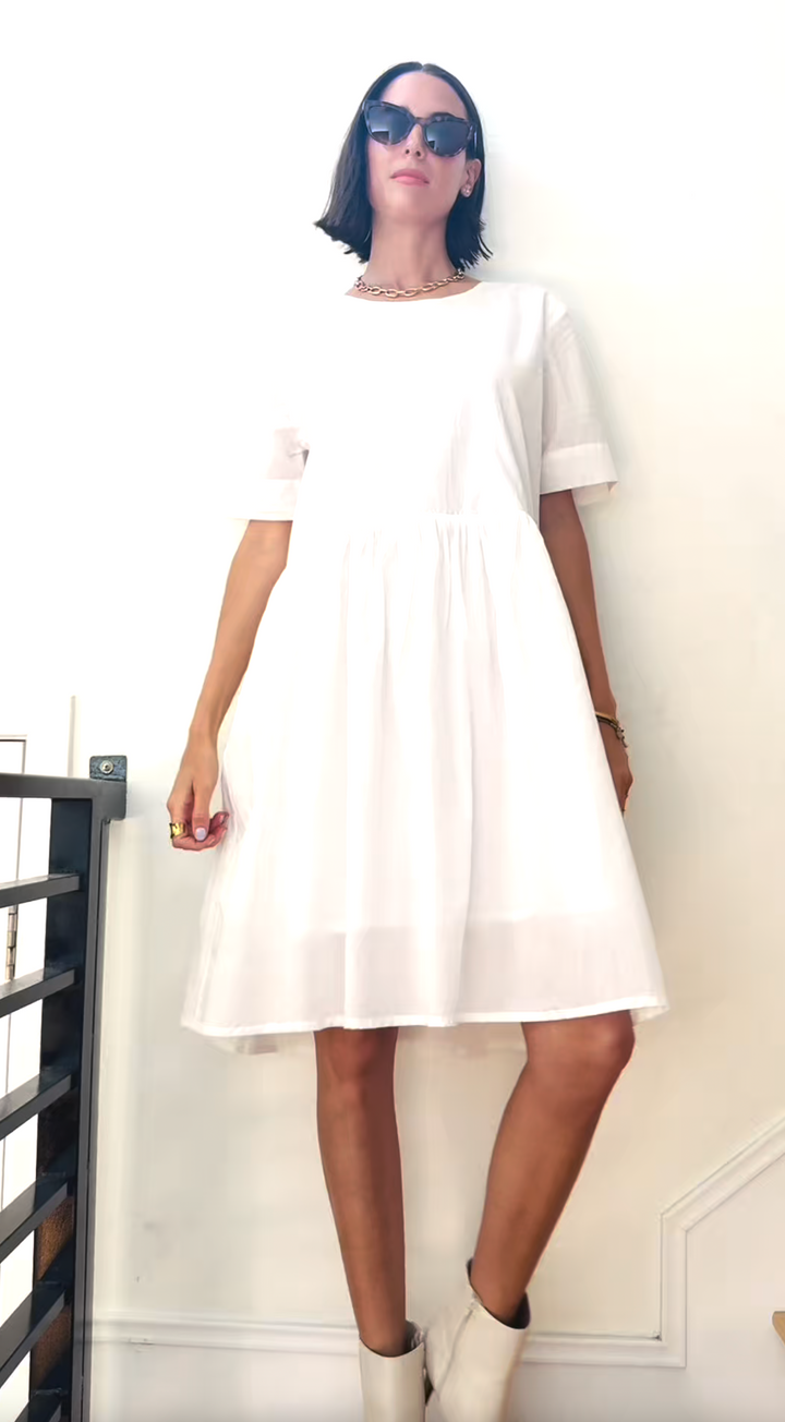 Hudson Dress Ecru