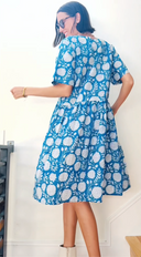 Hudson Dress - Hydrangea Beauty Cobalt